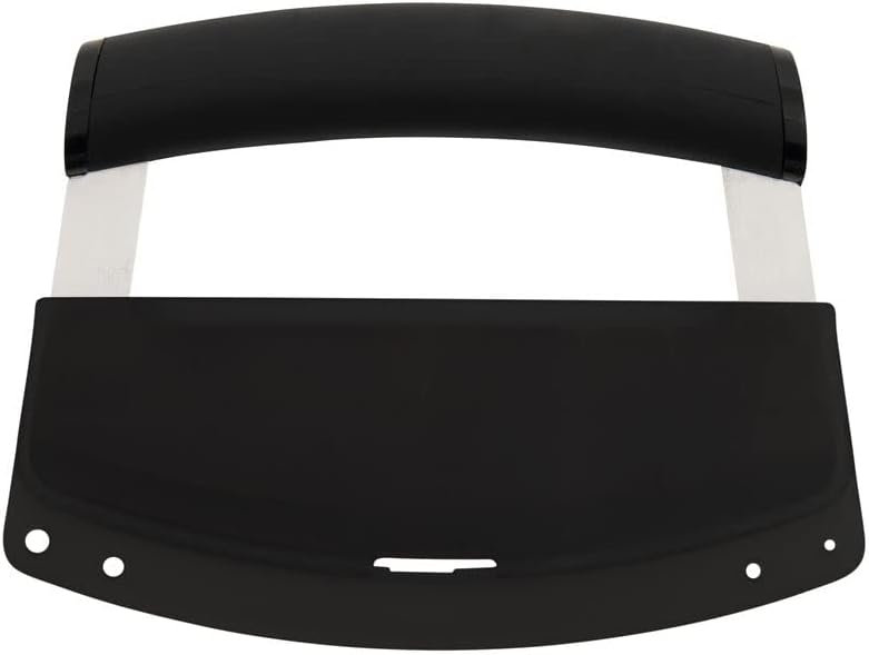 KitchenAid Mezzaluna Knife with Stainless Steel Curved Blade with Ergonomic Handle, 6 Inch, Black - Image 2